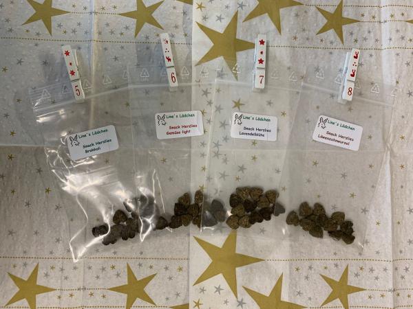 Adventskalender Nachfüller Snack Herzlies